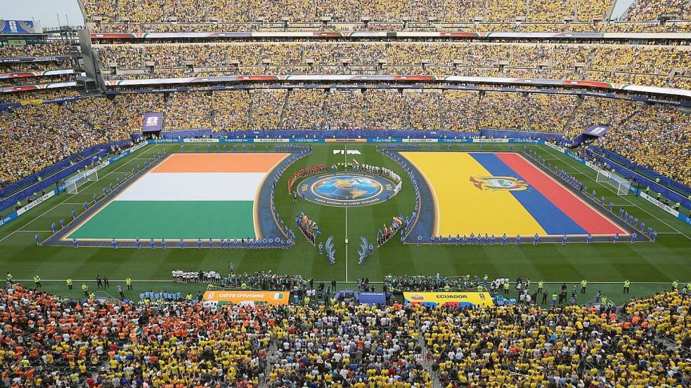 Das Stadion in Philadelphia war fest in der Hand der Ecuadorianer. Foto: Matt Rourke