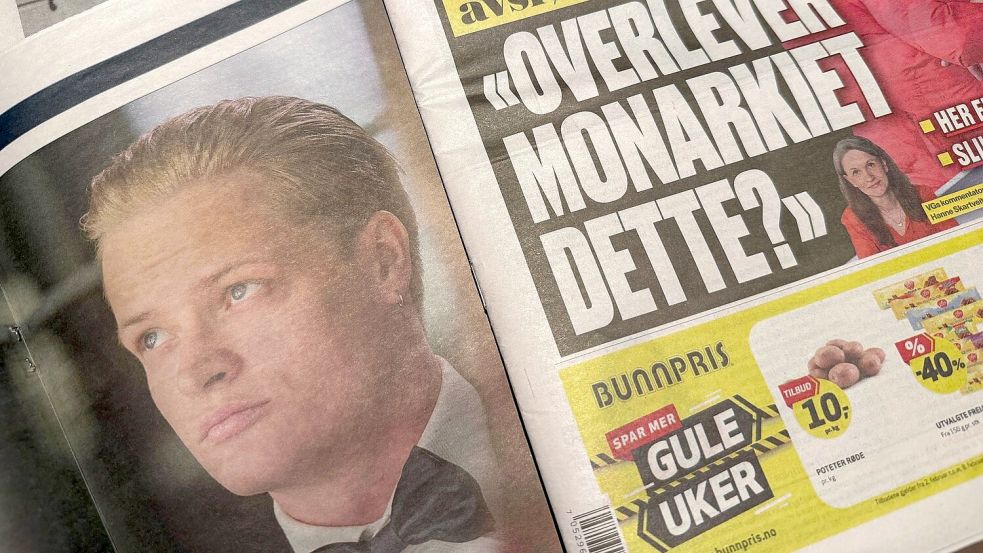 Seit Monaten sind Marius Borg Høiby und seine Mutter Mette-Marit Gegenstand der norwegischen Boulevardpresse. (Archivbild) Foto: Julia Wäschenbach/dpa