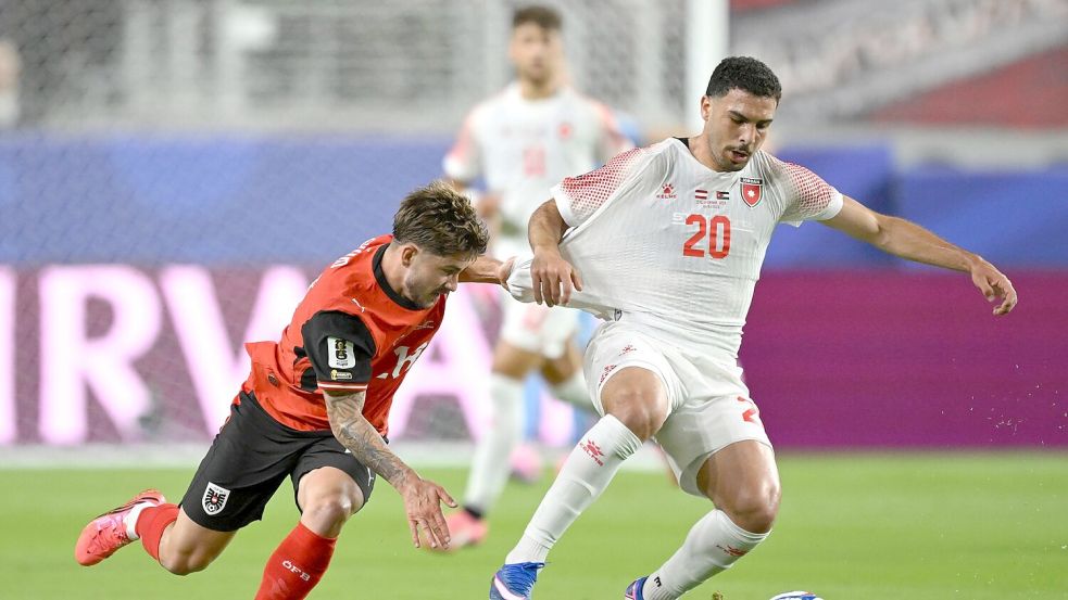 Österreich hatte mit Jordanien sehr große Probleme. Foto: Eakin Howard