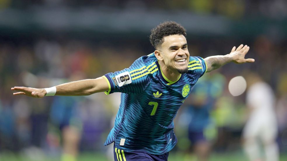 Nicht zu halten: Luis Díaz führte Kolumbien zum Sieg. Foto: Ashtin Barker