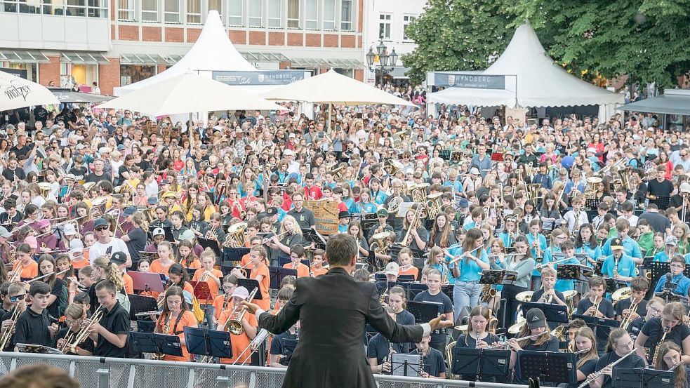Der Niedersächsische Bläserklassentag wird seit dem Jahr 2000 im Zweijahrestakt vom Landesmusikrat Niedersachsen veranstaltet. Foto: Thomas Laukat