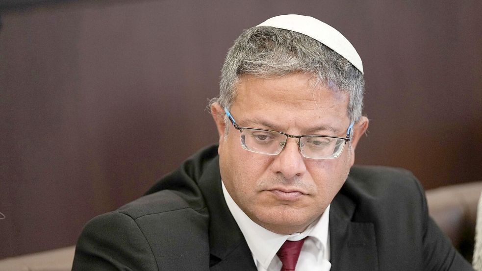 Der israelische Minister Itamar Ben-Gvir fordert Vergeltung für den Tod von vier israelischen Soldaten. (Archivbild) Foto: Ohad Zwigenberg/AP Pool/dpa