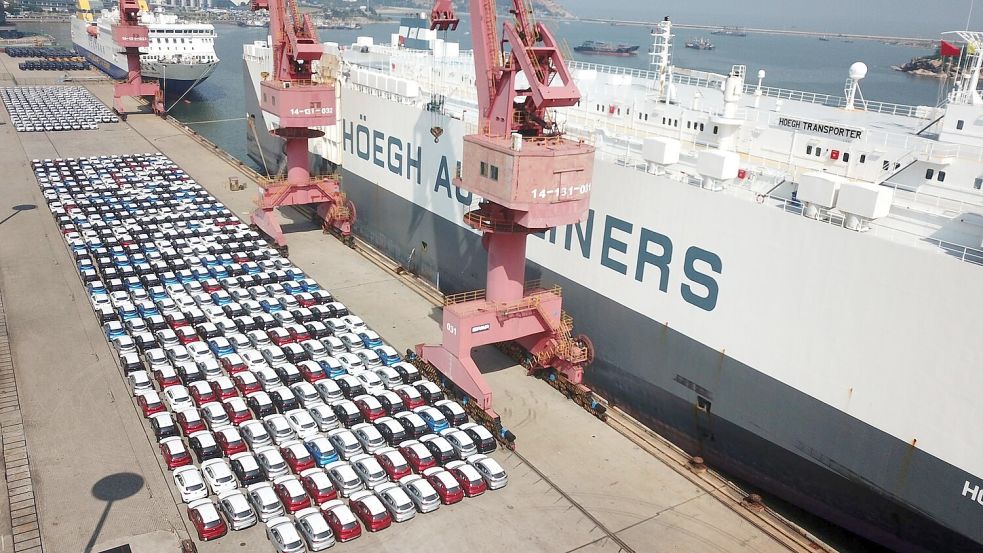 Bis zu 40 Prozent zu billig: chinesische Exporte. Foto: Geng Yuhe/Xinhua/dpa
