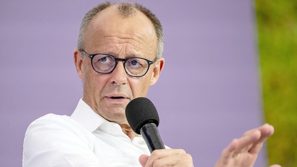 Friedrich Merz sagt, er sei unempfindlich gegenüber persönlichen Anwürfen. Foto: Fabian Sommer/dpa
