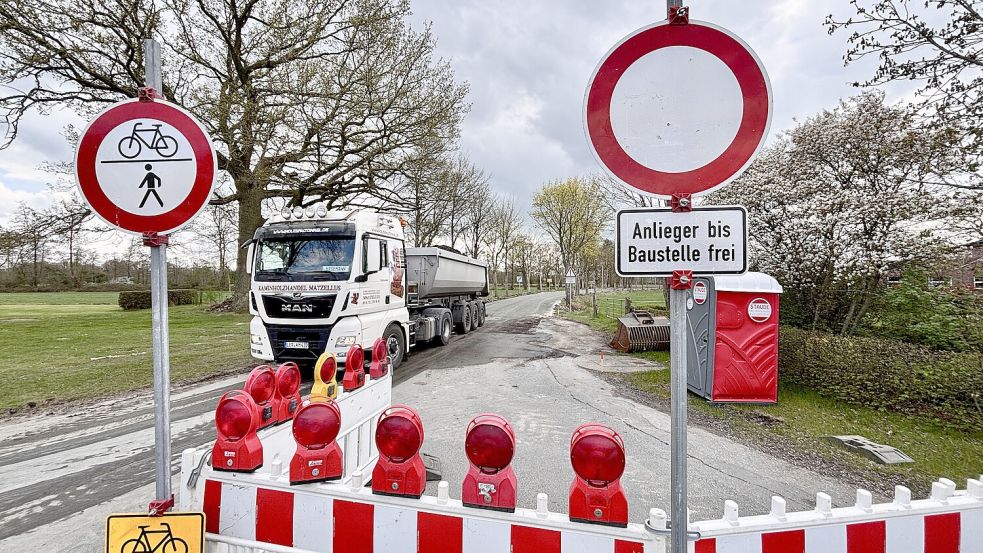 So wird es in der Barther und Höster Straße erst einmal nicht aussehen. Foto: Klaus Ortgies/Archiv