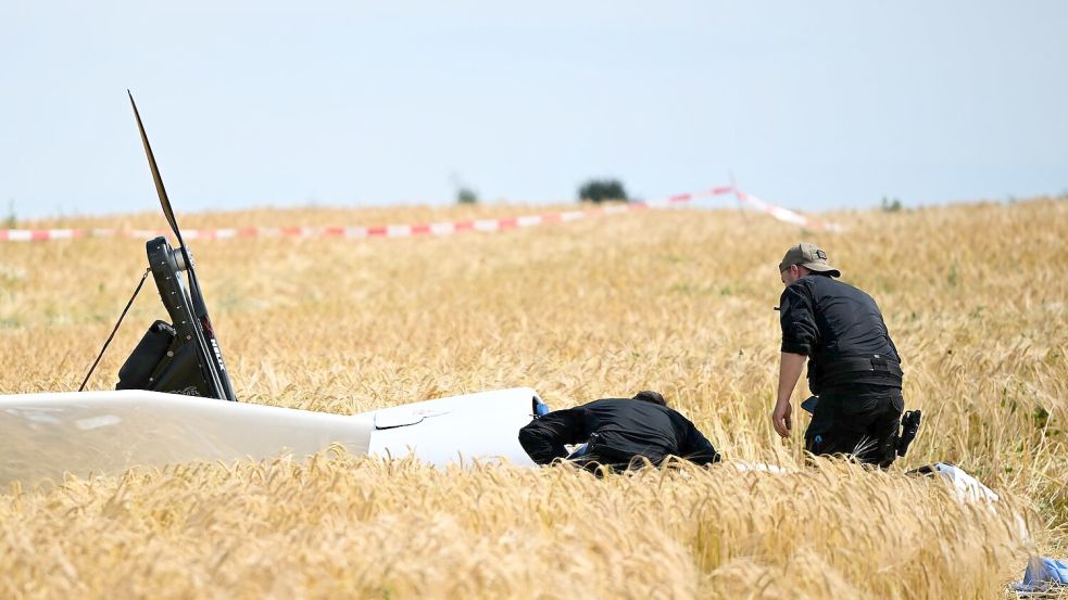 Zwei Menschen starben bei dem absturz- Foto: Florian Wiegand
