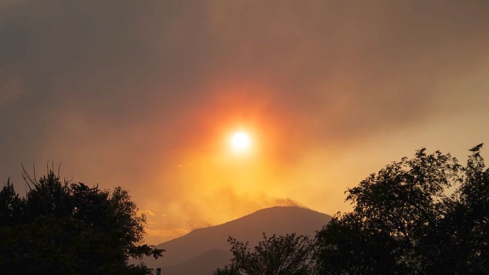 Ein Waldbrand in Utah hat sich weiter ausgebreitet. Foto: Charles Mcclintock Wilson