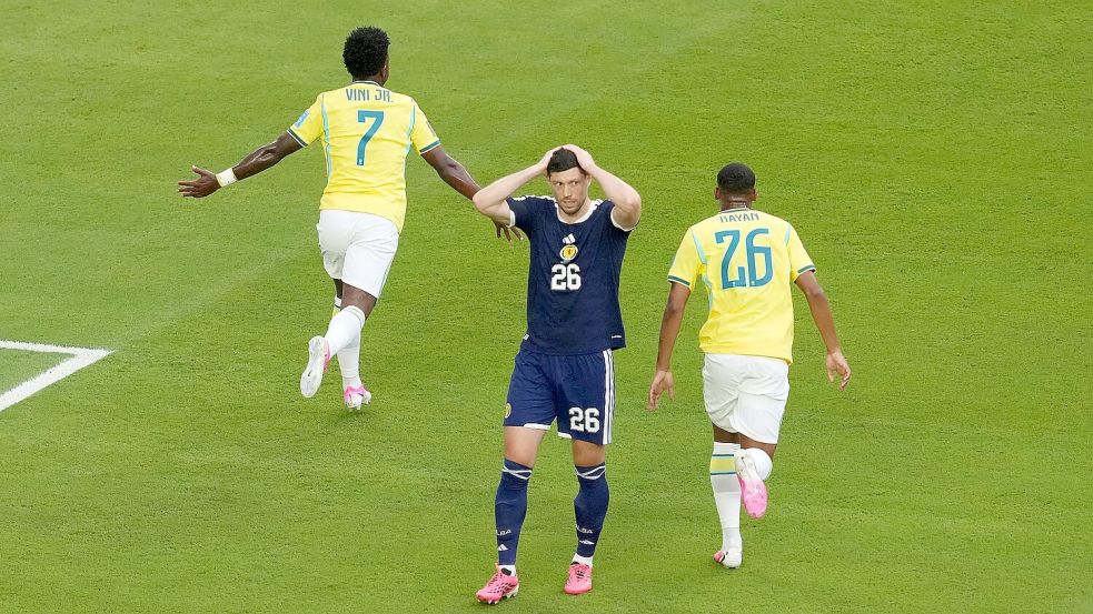 Schottisches Entsetzen nach dem frühen 0:1. Foto: Nick Potts