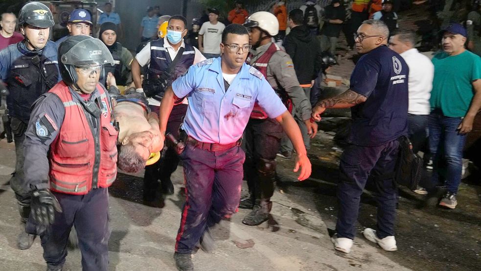 Viele Menschen wurden verletzt, zahlreiche Todesopfer werden vermutet. Foto: Ariana Cubillos