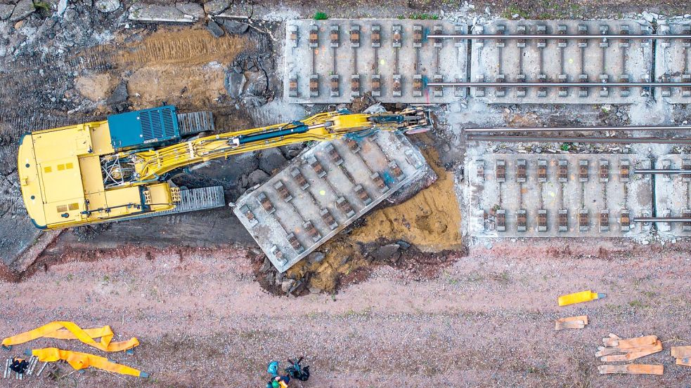 Die Bahn kämpft mit ihrem maroden Schienennetz. Dieses Jahr sind rund 28.000 Baustellen geplant. (Archivbild) Foto: Jens Büttner