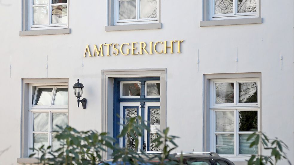 Ein Fall für das Amtsgericht Aurich: Ein 40-jähriger Auricher hatte im Juni 2025 eine intensive Auseinandersetzung mit der Polizei, bei der es zu Beleidigungen kam. Foto: Romuald Banik