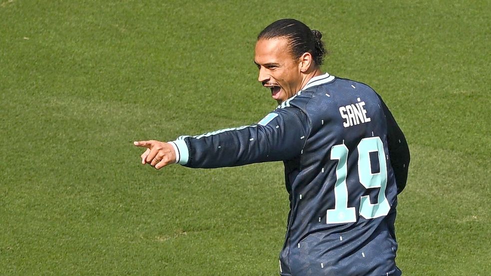Erzielte das zweitschnellste deutsche Tor in der WM-Historie: Leroy Sané Foto: Tom Weller/dpa