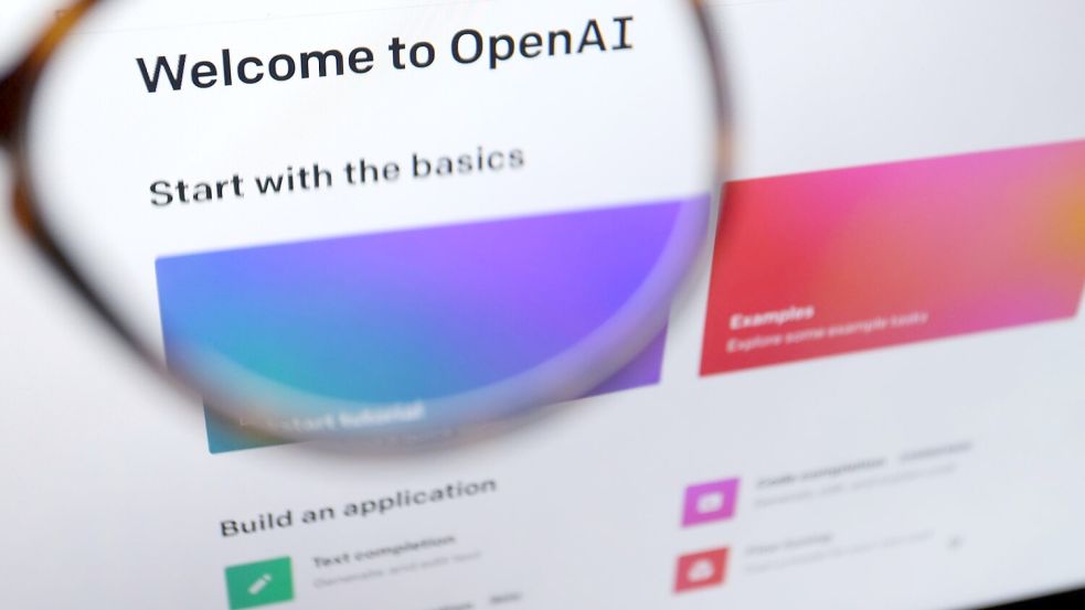 Zugang zum neuen KI-Modell von OpenAI bekommt auf Forderung der US-Regierung nur eine kleine Gruppe vertrauenswürdiger Partner. (Archivbild) Foto: Karl-Josef Hildenbrand