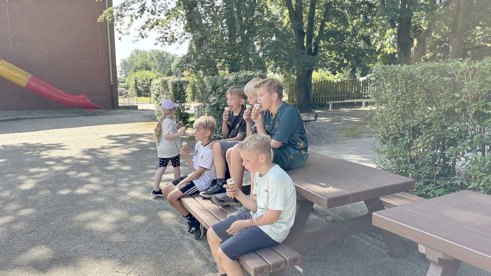 Es gab viele verschiedene Eissorten zur Auswahl. Foto: Madita Janßen