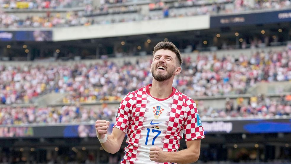 Belohnte Kroatien für eine dominante erste Halbzeit: Petar Sucic. Foto: Matt Slocum