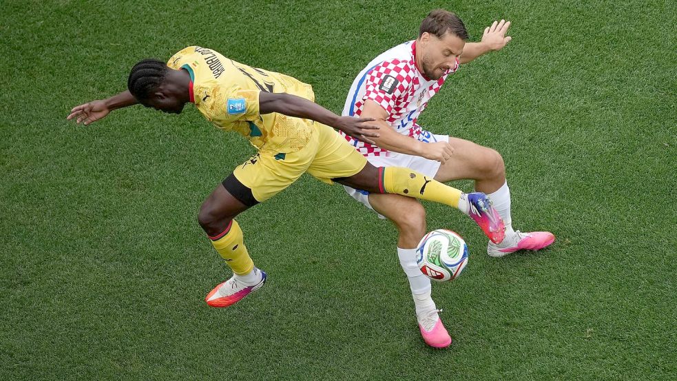 Viel Arbeit für Kamaldeen Sulemana (l): Ghana konzentrierte sich aufs Verteidigen. Foto: Matt Rourke