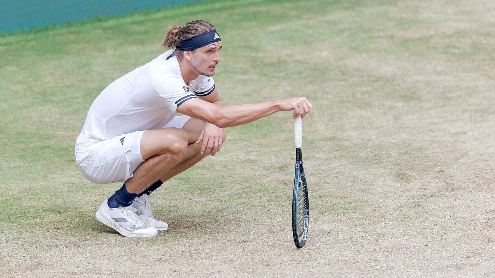 In Halle machte die Diabetes-Erkrankung Alexander Zverev Probleme. (Archivbild) Foto: Friso Gentsch