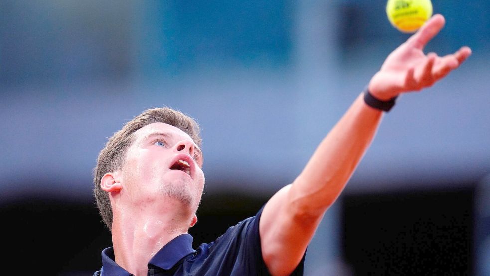 Alexander Blockx ist Zverevs erster Wimbledon-Gegner. (Archivbild) Foto: Manu Fernandez