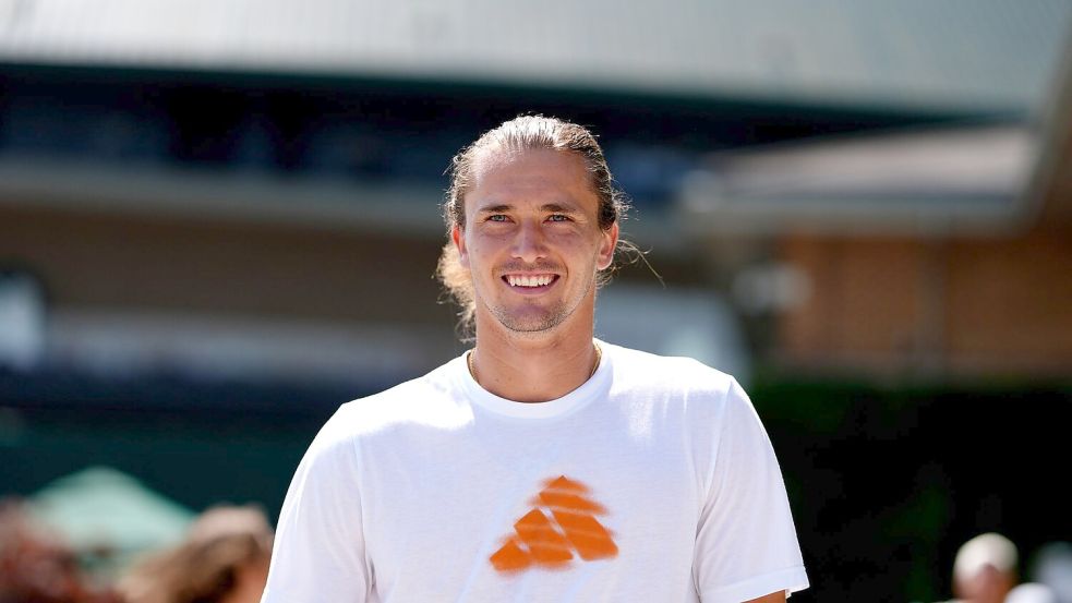 Alexander Zverev möchte in Wimbledon erstmals über das Achtelfinale hinauskommen. Foto: Adam Davy