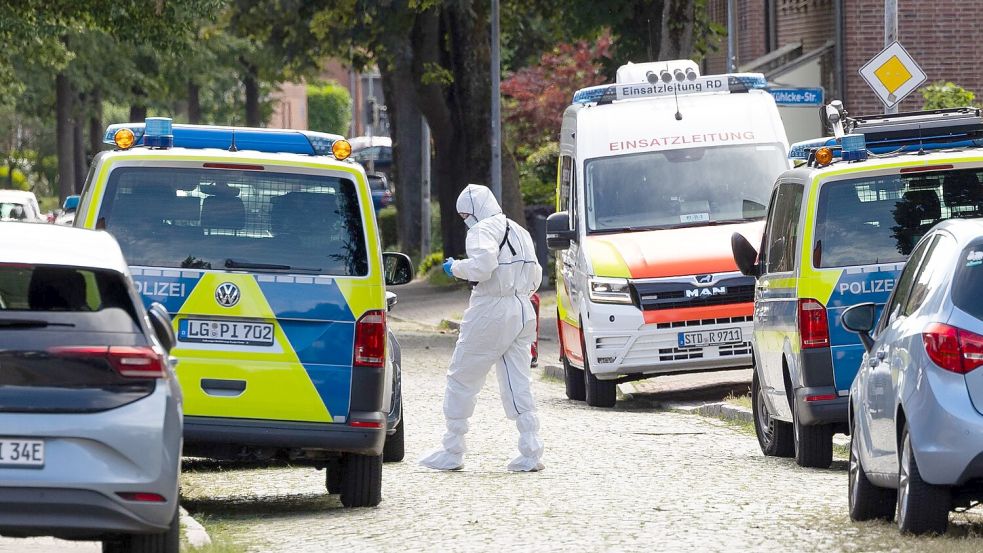 Bei Schüssen in Stade sind mehrere Menschen getötet worden. Foto: Ulrich Perrey