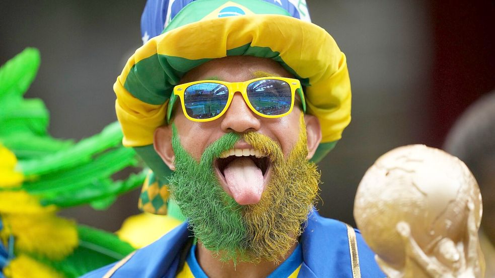 Die brasilianischen Fans waren in Houston deutlich in der Überzahl. Foto: Eric Gay