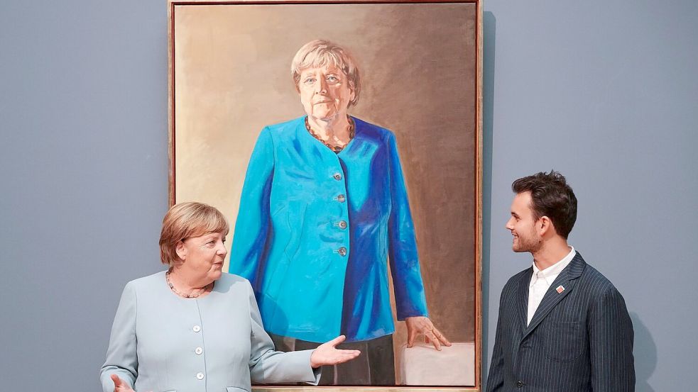 Die Entstehung des Porträts war ein monatelanger Prozess. Foto: Kay Nietfeld/dpa