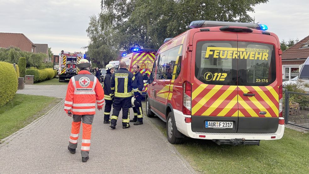 Die Feuerwehr rückte aus. Foto: Karin Böhmer