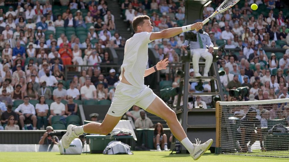 Der Belgier Alexander Blockx stellte Alexander Zverev vor Probleme. Foto: Maja Smiejkowska