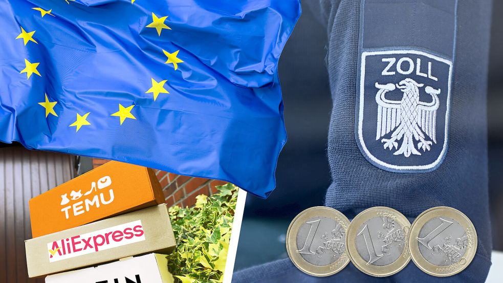 Onlinehändler aus Nicht-EU-Staaten müssen ab Juli bei Paketen unter 150 Euro eine Zollabgabe von drei Euro zahlen. Foto: IMAGO/Christian Ohde