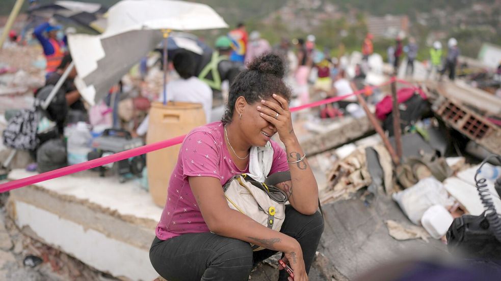 Die Zahl der Toten nach den Erdbeben in Venzuela steigt. Foto: Matias Delacroix