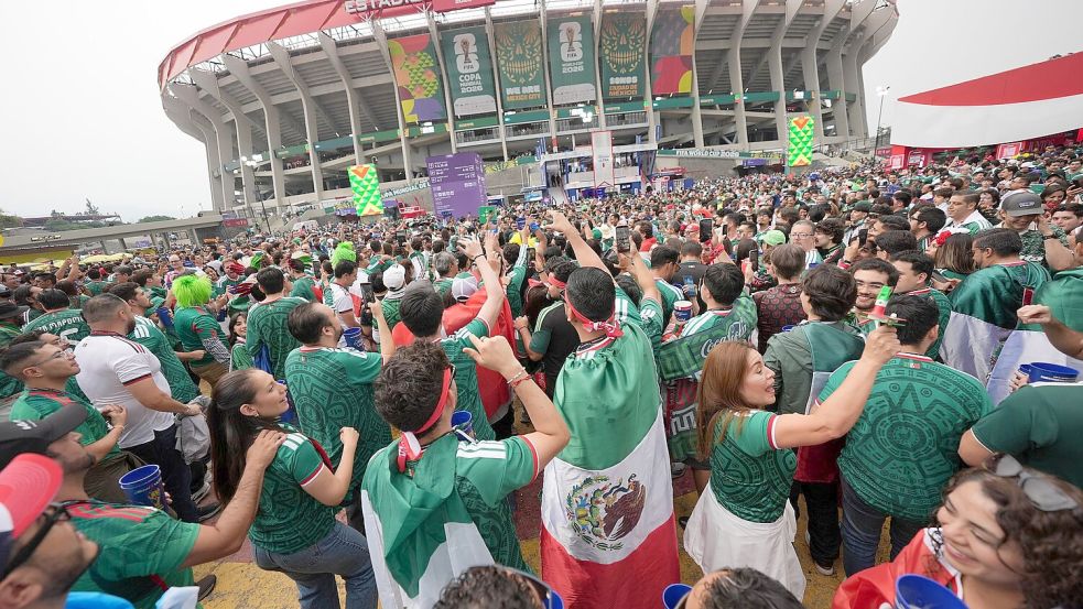 Über 2200 Meter hoch gelegen: Das WM-Stadion in Mexiko-Stadt. Foto: Ian Robles