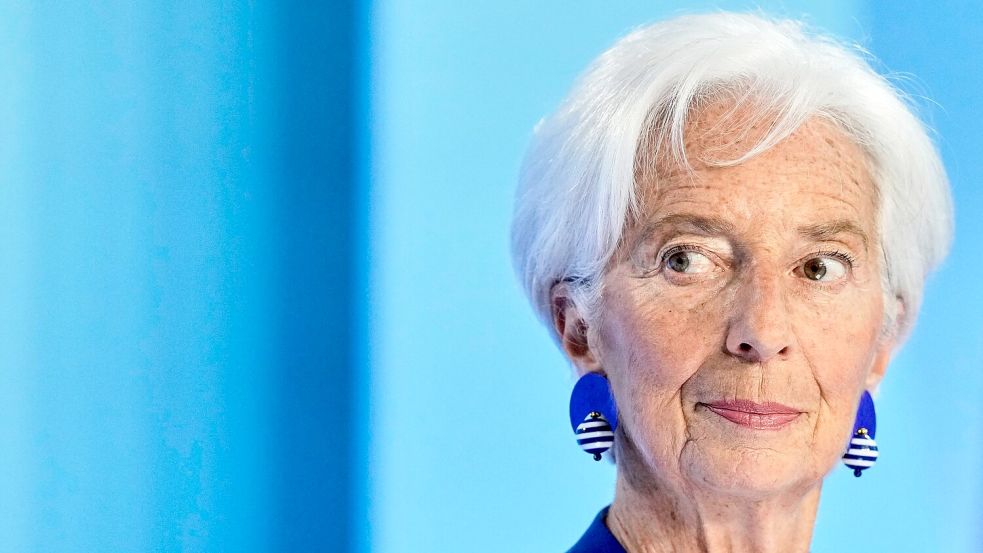 Die Amtszeit von EZB-Präsidentin Lagarde läuft bis Oktober 2027. (Archivbild) Foto: Michael Probst