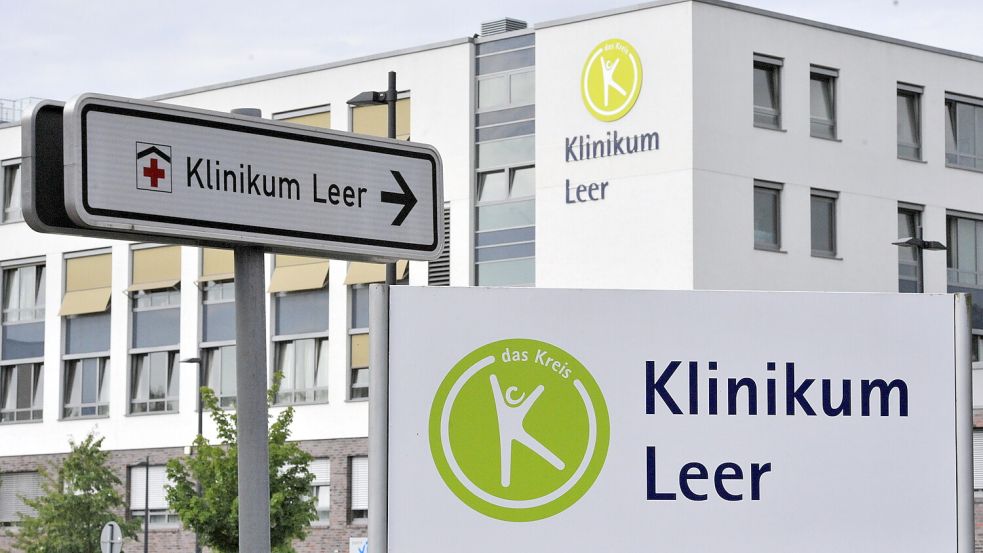 Im Klinikum Leer ist es zu einem Feuer gekommen. Foto: Klaus Ortgies/Archiv