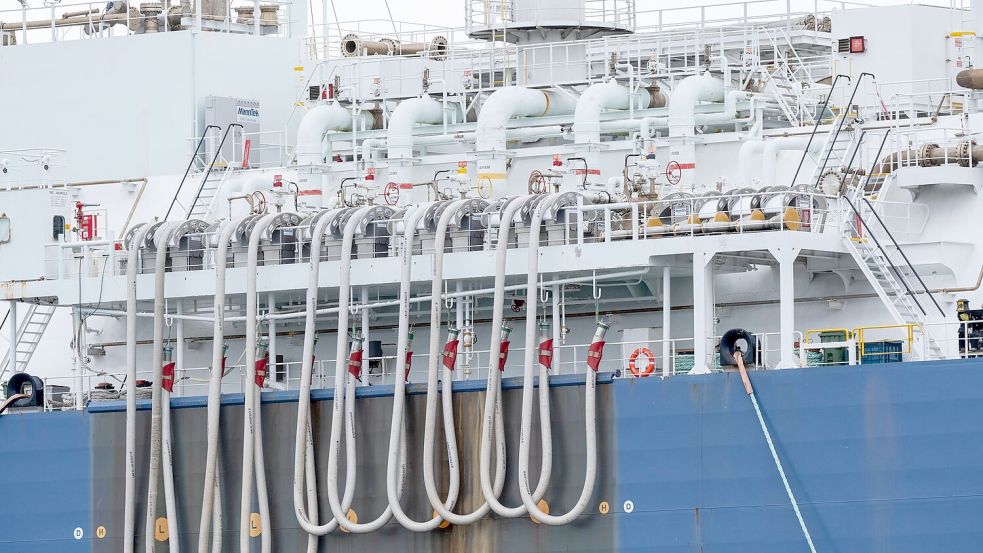 Die Bundesregierung hatte den Aufbau von LNG-Terminals an Nord- und Ostsee nach dem russischen Angriff auf die Ukraine forciert, um unabhängiger von russischen Gaslieferungen zu werden. Foto: Stefan Sauer