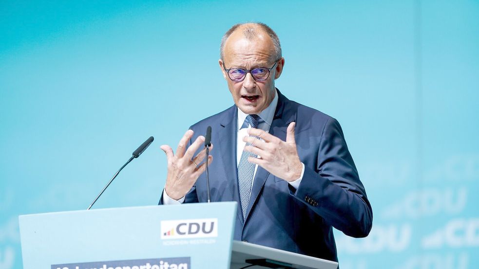 Bundeskanzler Merz fordert: „Nöler, Nörgler, empörte Berufskritiker: Wegtreten!“ Foto: Thomas Banneyer