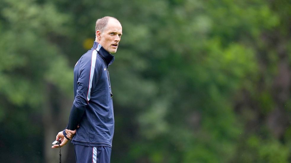 In Mexiko gefordert: Cheftrainer Tuchel und sein englisches Team. Foto: Bradley Collyer