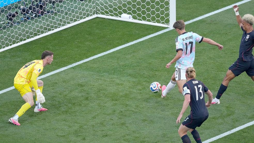 Belgien ging früh in Führung und gewann das Achtelfinale verdient. Foto: Nick Didlick