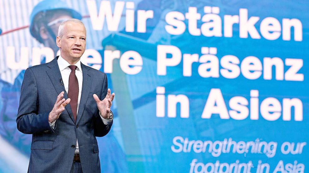 Die Investitionen in China gehen laut Vorstandschef Kamieth nicht zulasten der heimischen Standorte. (Archivbild) Foto: Uwe Anspach