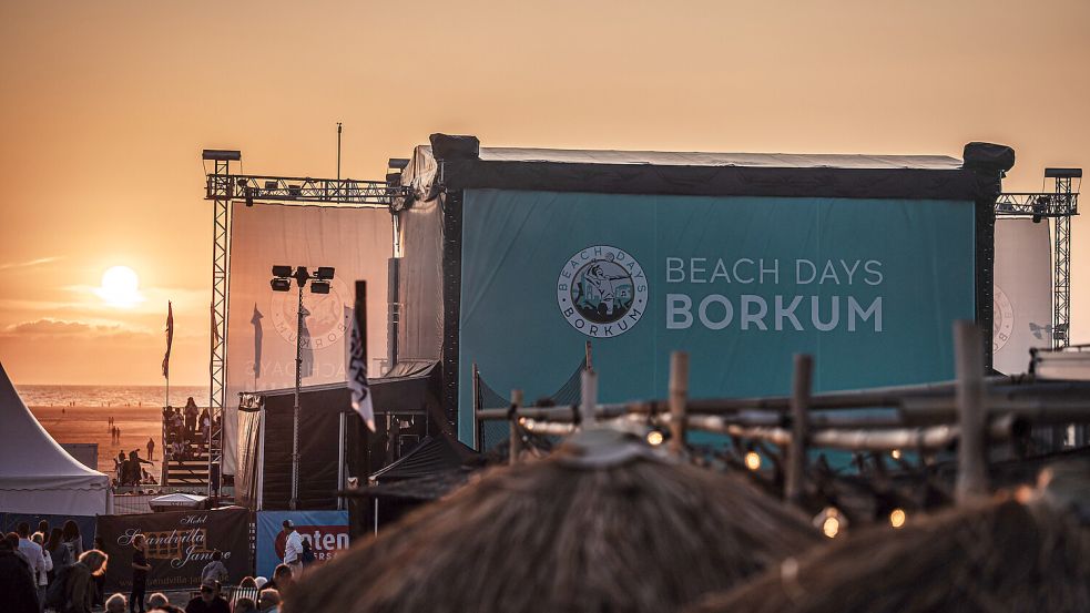 Die BEACH DAYS BORKUM bieten Sonne, Strand, Musik und Sport. Fotos: Privat