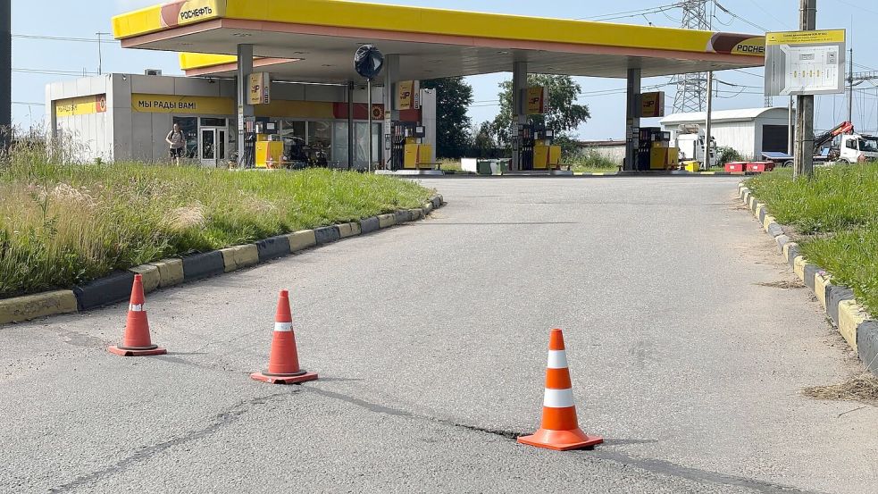 Wegen Treibstoffmangels sind viele Tankstellen in Russland geschlossen. (Archivbild) Foto: Dmitri Lovetsky