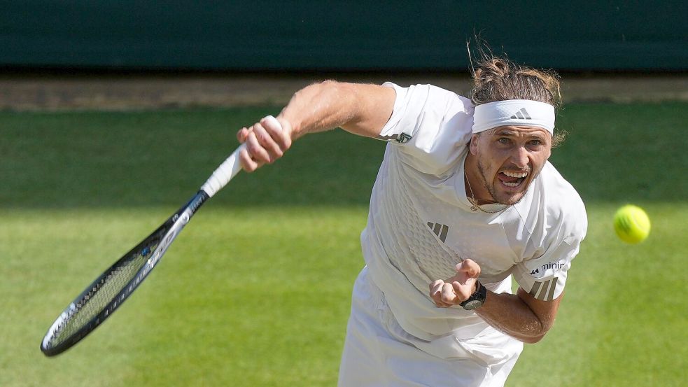 Alexander Zverev konnte sich auf seinen Aufschlag verlassen. Foto: Kirsty Wigglesworth
