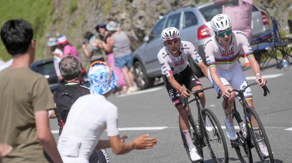 Am Tourmalet attackierte der Slowene. Foto: Thibault Camus