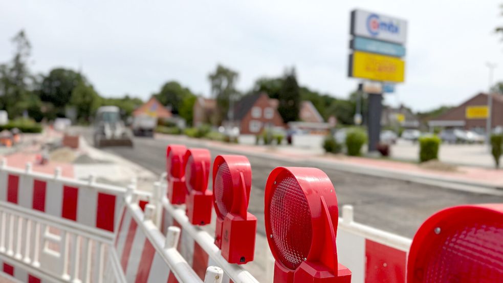 Die Kreuzung Ostertorstraße/Schützenstraße musste für den Einbau der Ampeln ein zweites Mal voll gesperrt werden. Foto: Madita Janßen/Archiv