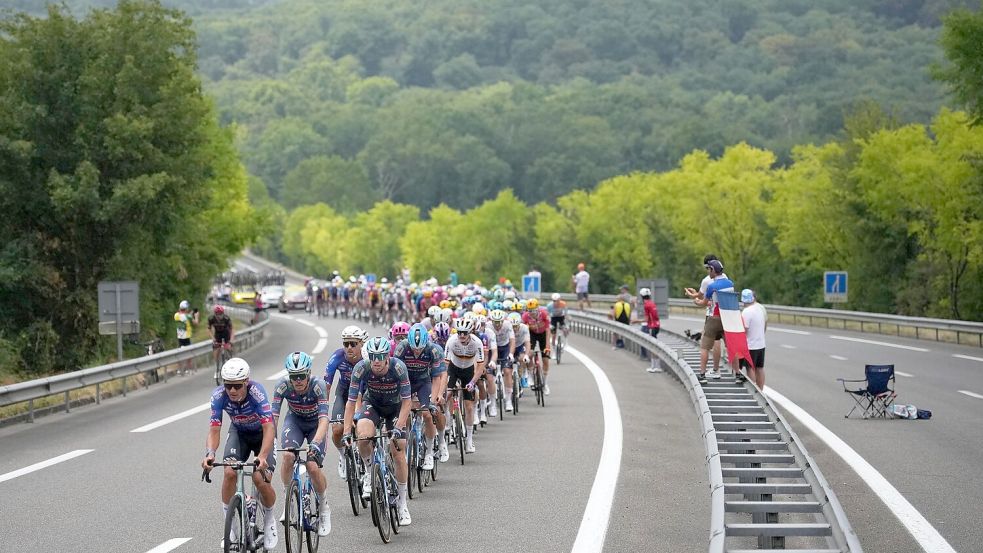 Es war ein überwiegend flaches Teilstück. Foto: Mosa’ab Elshamy