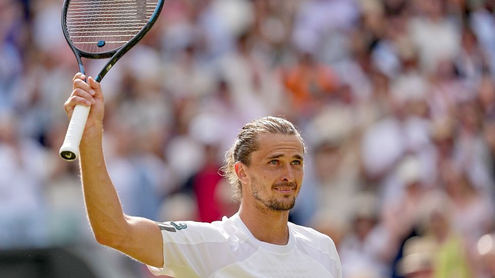Alexander Zverev fehlt noch ein Sieg zum Wimbledon-Triumph. Foto: Kirsty Wigglesworth