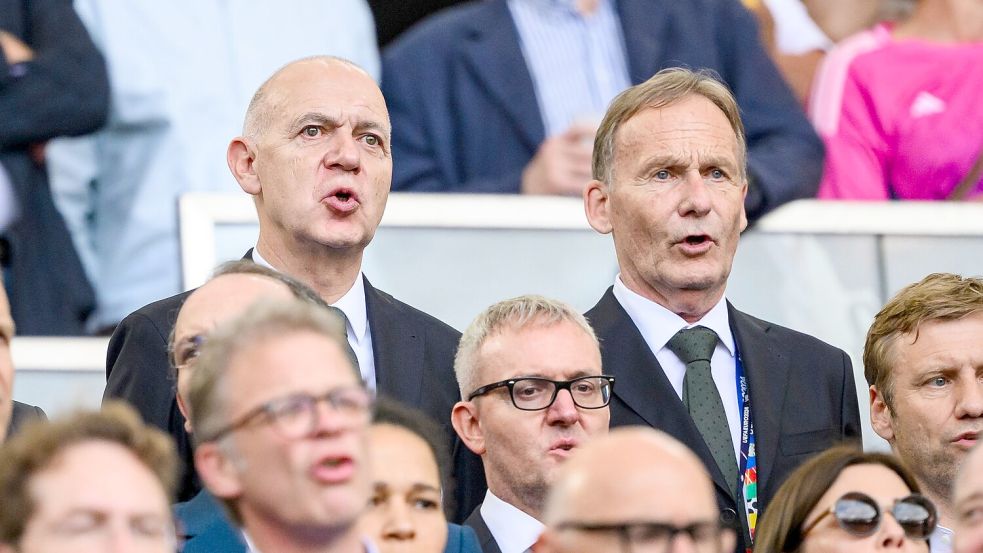 Neuendorf und Watzke reisten mit einem klaren Auftrag in die USA. (Archivbild) Foto: Tom Weller
