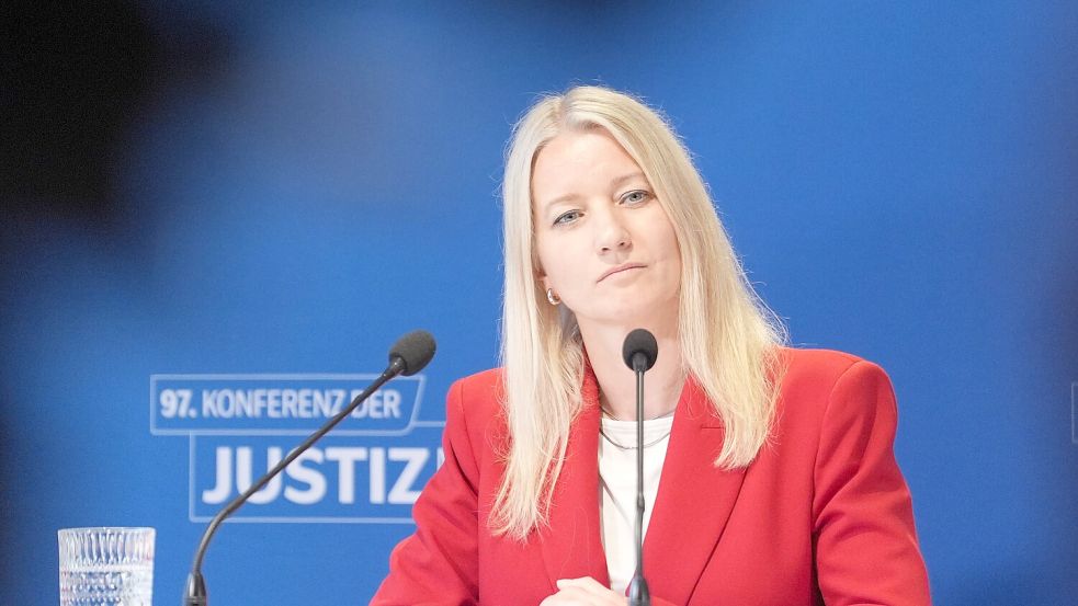 In der Kritik: Die niedersächsische Justizministerin Kathrin Wahlmann (SPD). Foto: dpa/ Marcus Brandt