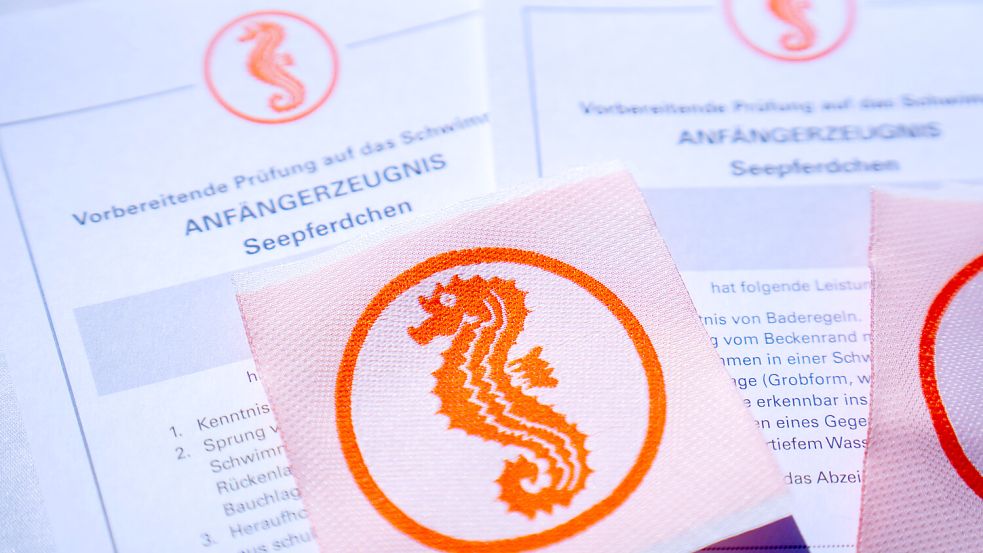Ab dem 13. Juli können Kinder im Ocean Wave in Norddeich eine Woche lang das Seepferdchen ablegen. Foto: DPA/Nicolas Armer
