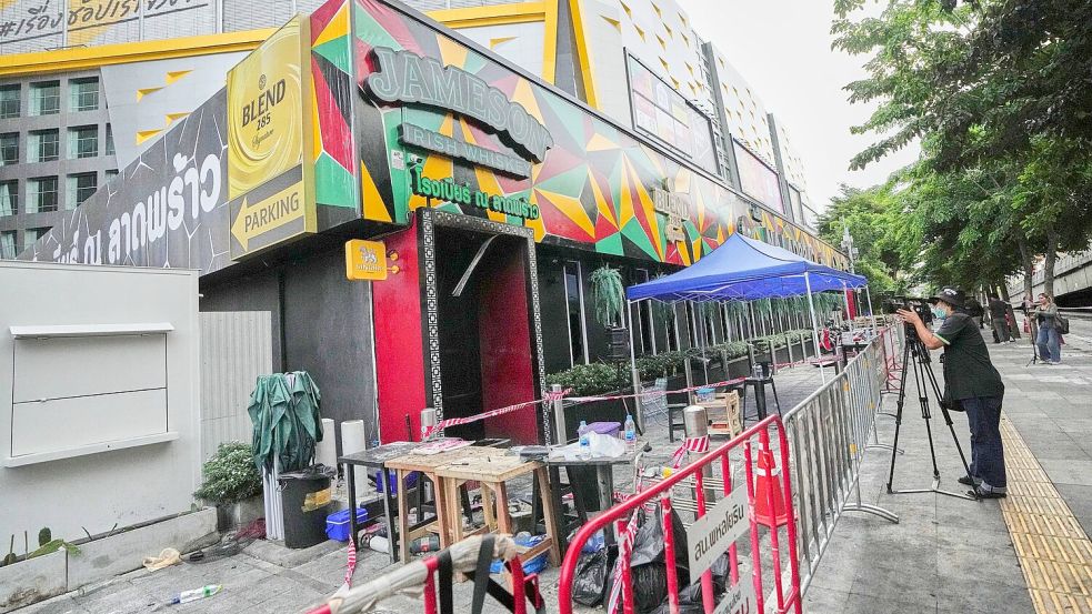 Das Lokal brannte bei dem Unglück völlig aus. Foto: Sakchai Lalit