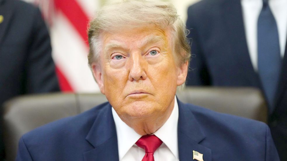 Freitagfrüh um 3.00 Uhr deutscher Zeit will sich Trump mit einer Rede an die Nation wenden. (Archivbild) Foto: Julia Demaree Nikhinson